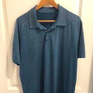 Men's Lululemon Metal Vent Tech Polo shirt XL Blue